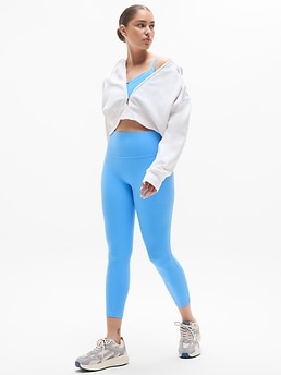 Salutation Stash High Rise 7/8 Legging - Blue - image 4
