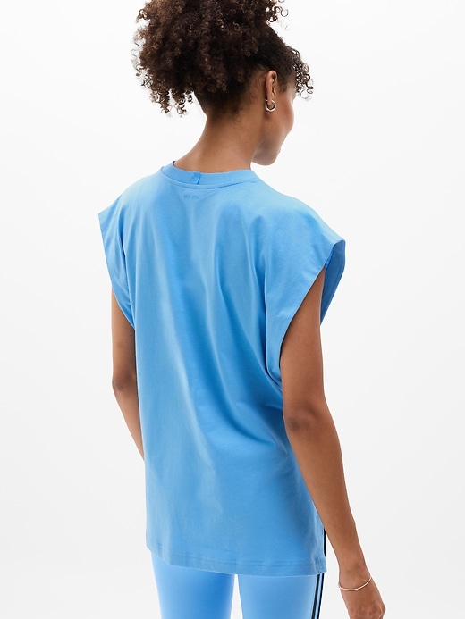 Image number 3 showing, True Cotton Oversized Muscle Tee