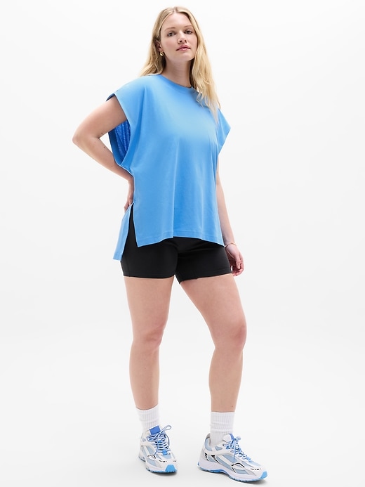 Image number 5 showing, True Cotton Oversized Muscle Tee