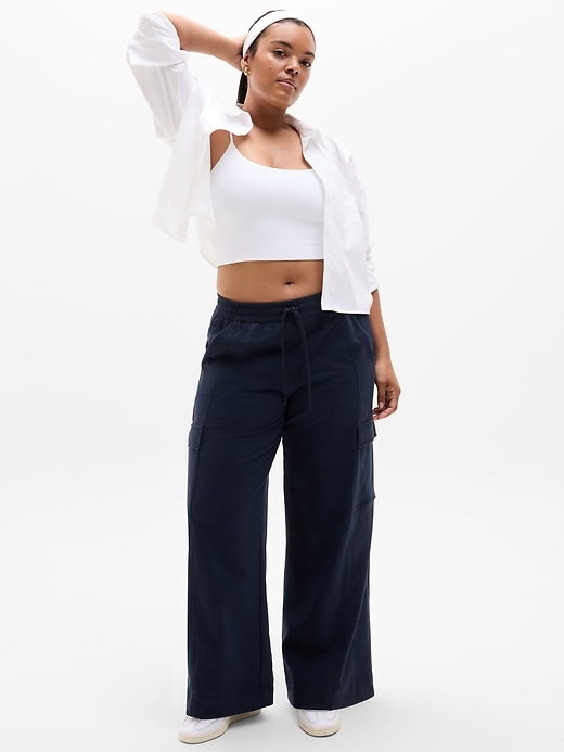 Image number 5 showing, Retroterry High Rise Wide Leg Cargo Pant