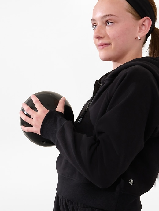 Image number 5 showing, Athleta Girl All Day Half Zip Hoodie