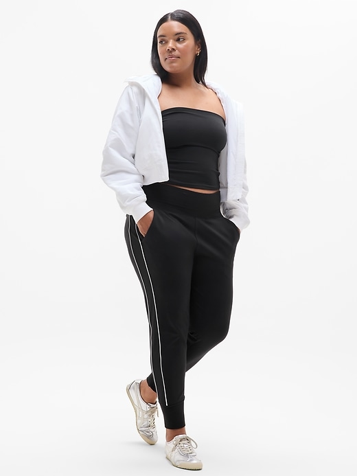 Image number 5 showing, Venice High Rise Track Stripe Jogger
