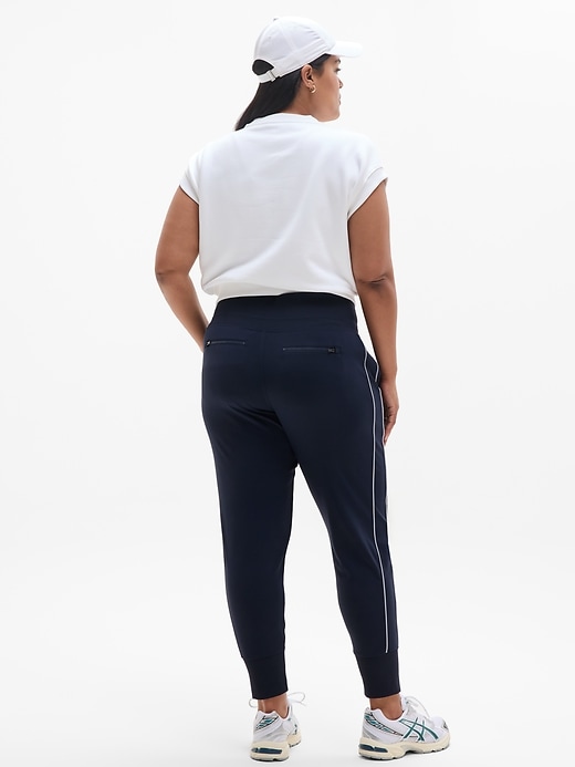 Image number 8 showing, Venice High Rise Track Stripe Jogger