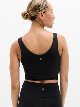 Transcend V-Neck Crop Sports Bra A-C - Black - image 2