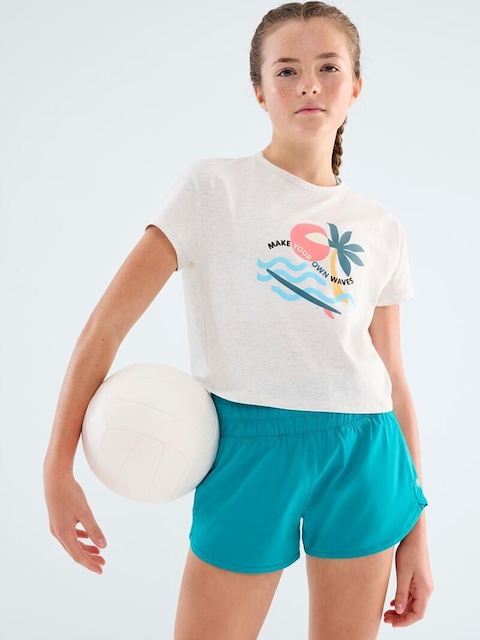 Athleta Girl Right Moves Relaxed Tee - White