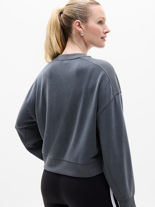 Image number 5 showing, Seasoft Rib Crewneck Sweatshirt