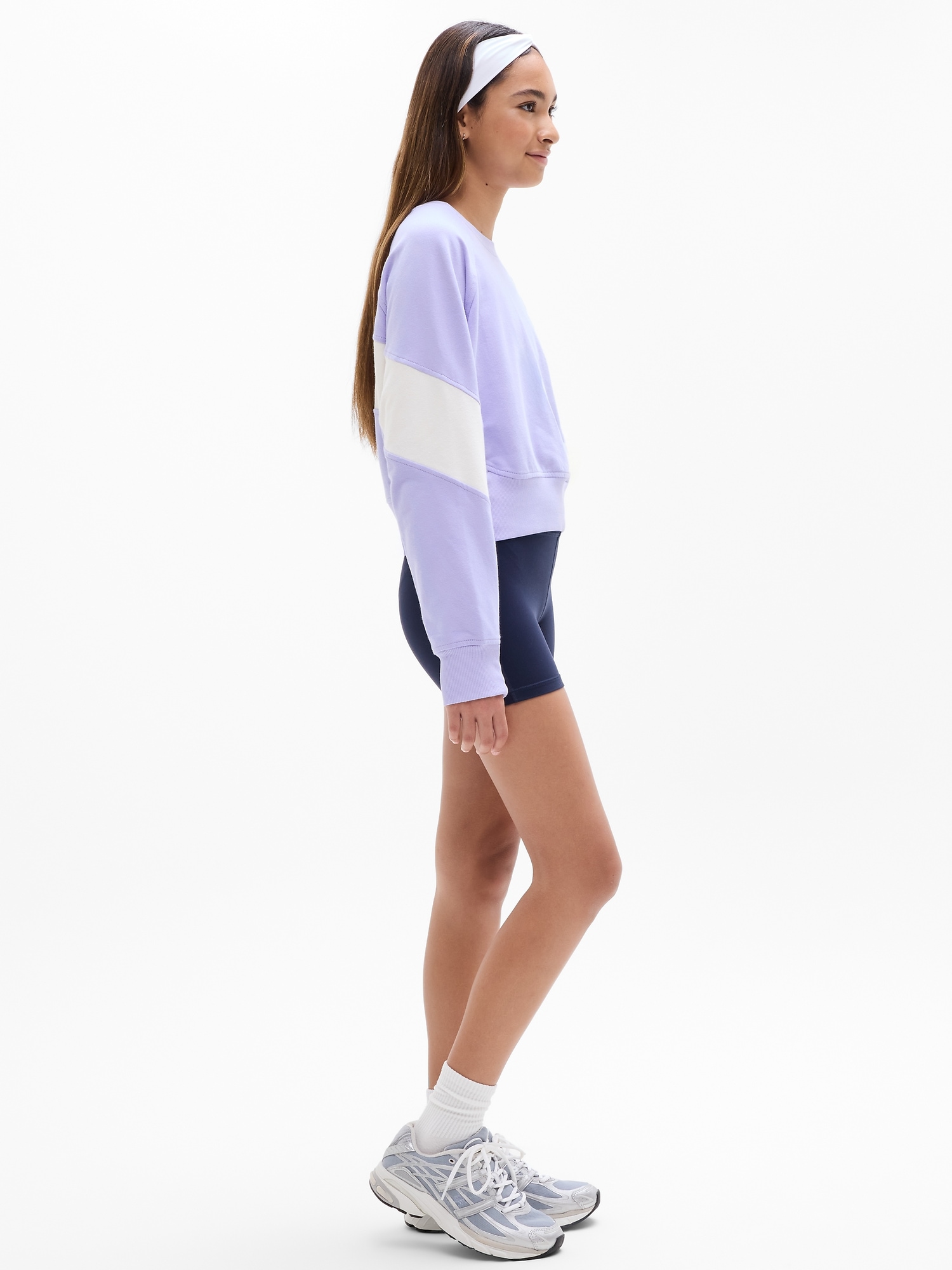Athleta Girl All Day Colorblock Sweatshirt