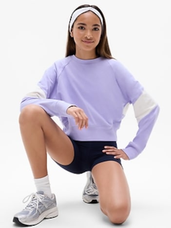 Athleta Girl All Day Colorblock Sweatshirt