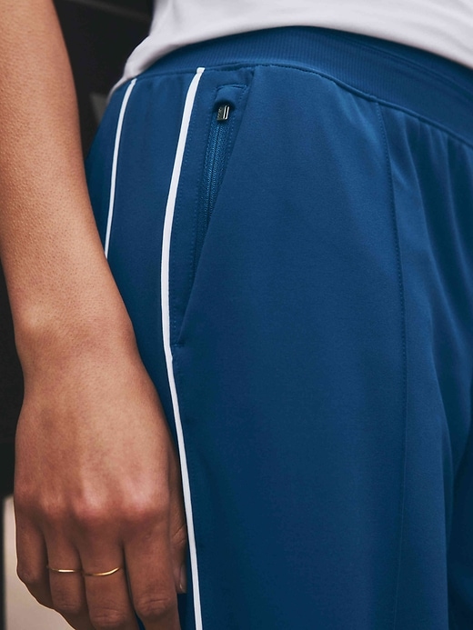 Image number 3 showing, Venice High Rise Track Stripe Wide Leg Pant