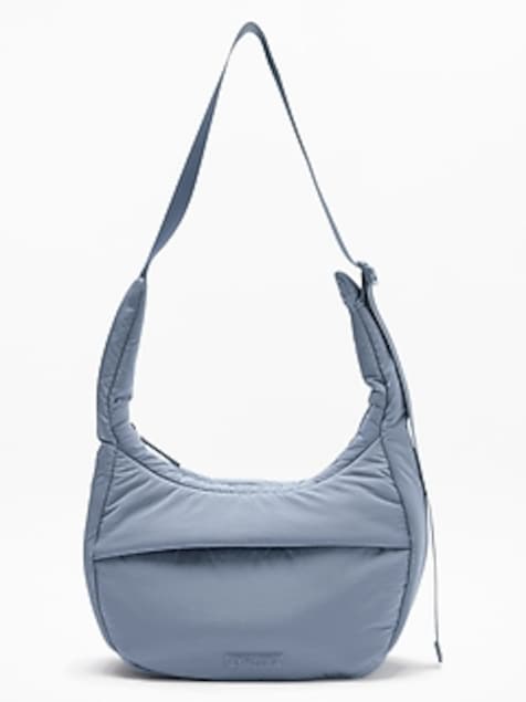 All About Sheen Small Crossbody Hobo Bag