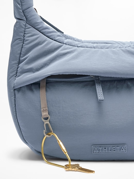 Image number 6 showing, All About Sheen Small Crossbody Hobo Bag