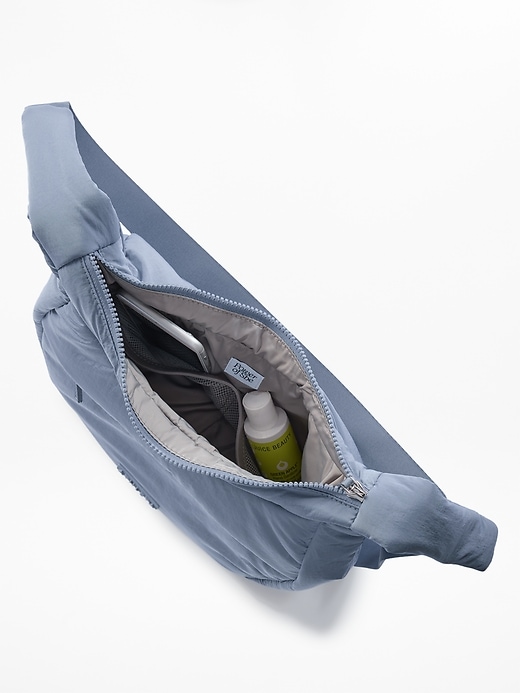 Image number 3 showing, All About Sheen Small Crossbody Hobo Bag