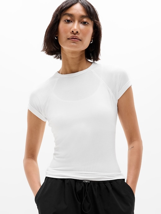Image number 1 showing, Perfect Rib Tee