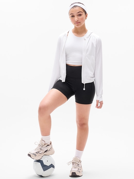 Image number 2 showing, Athleta Girl Right Moves Stash 4" Bike Short