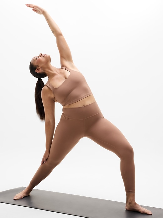 Image number 5 showing, Transcend Square Neck Crop Sports Bra A-C