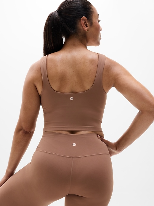 Image number 6 showing, Transcend Square Neck Crop Sports Bra A-C