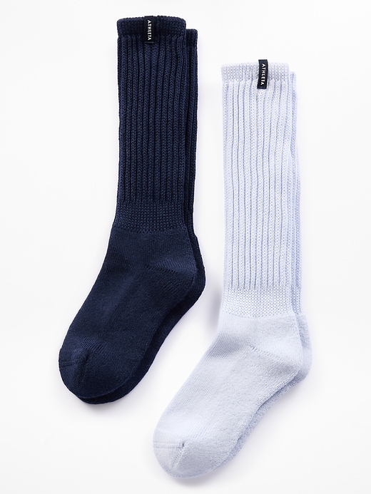 Image number 1 showing, Athleta Girl Scrunch Sock 2-Pk