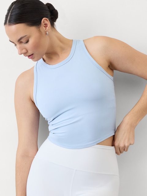 Transcend Crop Tank - Blue