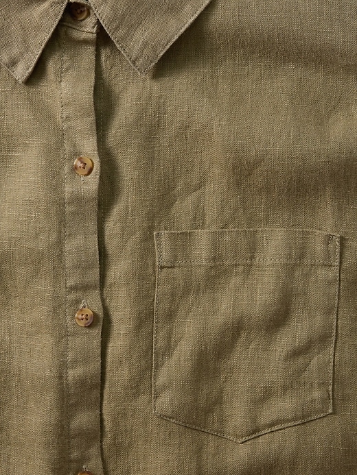 Image number 2 showing, Retreat Linen Top