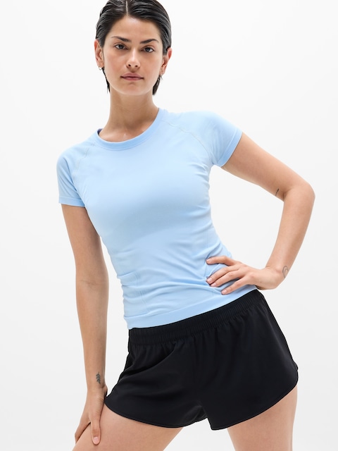 Momentum Seamless Tee - Blue
