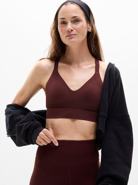 Perfect Form Longline Bra A-C - Garnet