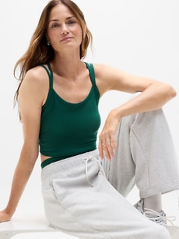 Signature Rib Double Strap Tank