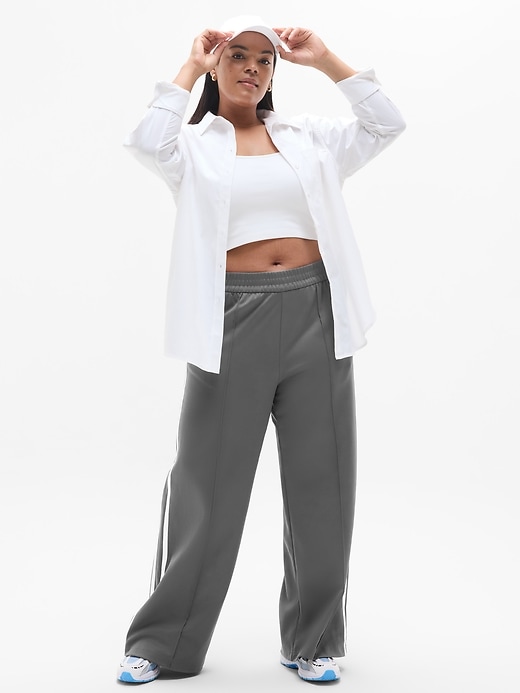 Image number 2 showing, Tempo Mid Rise Wide Leg Track Pant