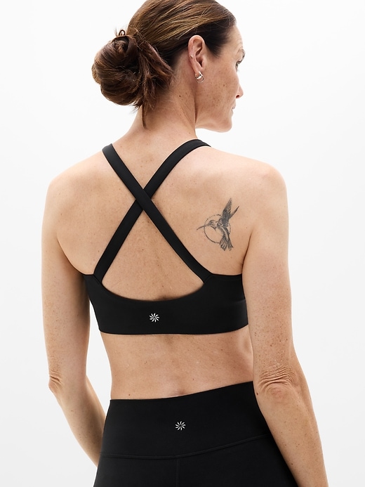 2 of 8 showing, with the color Black of product Perfect Form Longline Bra A-C