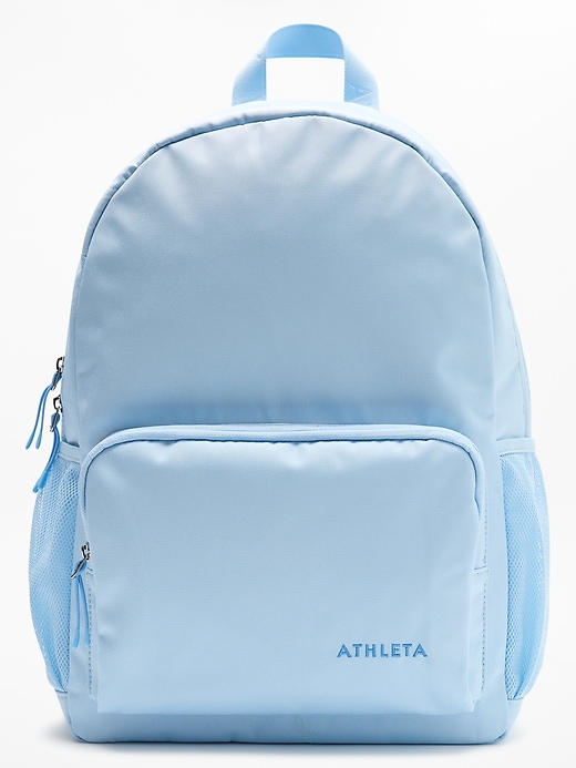 2 of 8 showing, with the color Mist Blue of product Athleta Girl Limitless Backpack