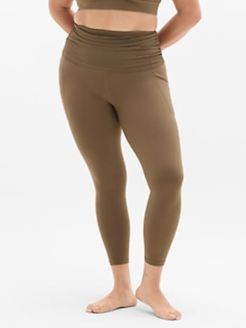 Salutation Stash Fold Over 7/8 Legging