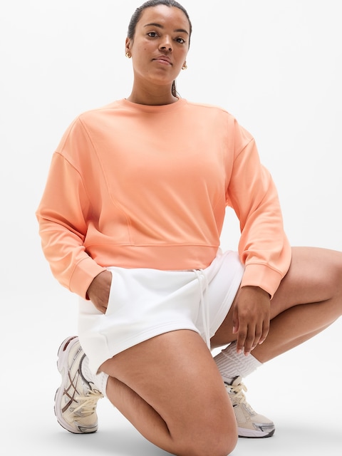 Seasoft Rib Crewneck Sweatshirt - Orange