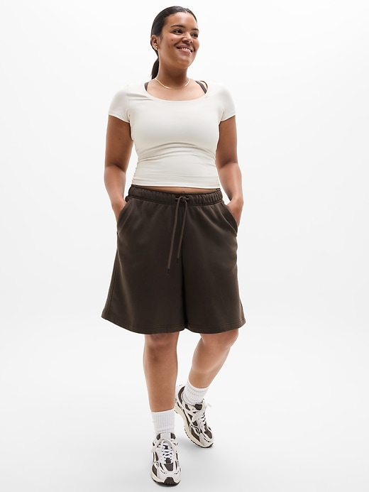 Image number 4 showing, Heavyweight Terry Mid Rise Bermuda 10" Short