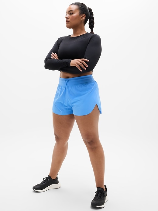 Image number 7 showing, Glide Perforated Run Short