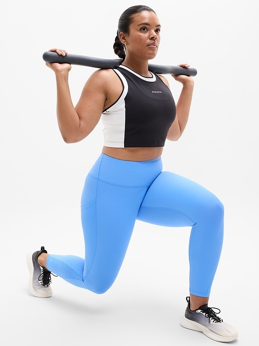 Image number 5 showing, Interval Stash Perforated 7/8 Legging