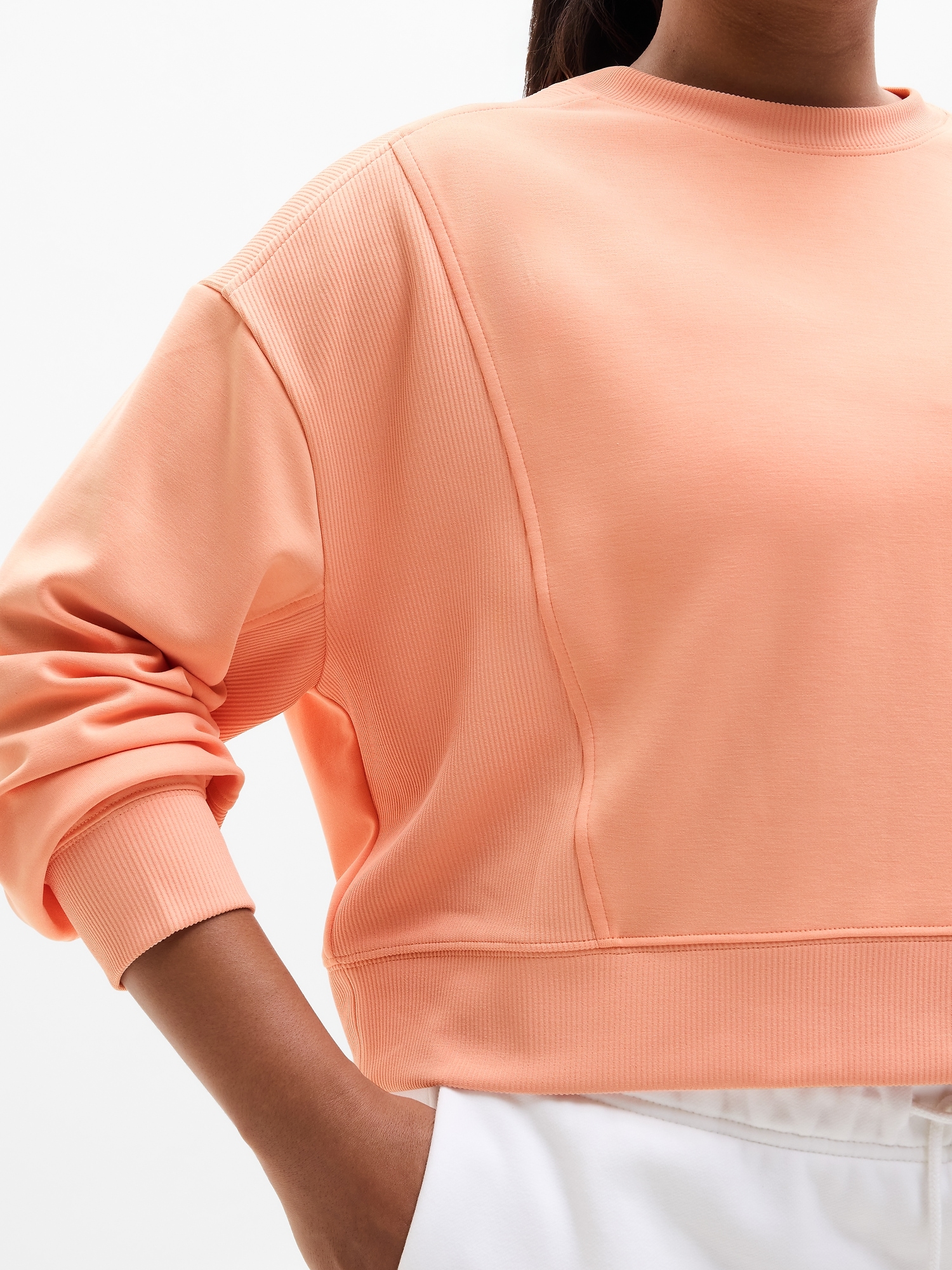 Seasoft Rib Crewneck Sweatshirt