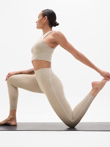Transcend High Rise Contrast Stitch 7/8 Legging