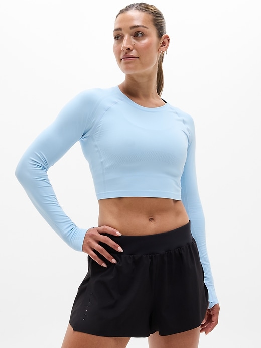 Image number 1 showing, Momentum Seamless Crop Top 2.0