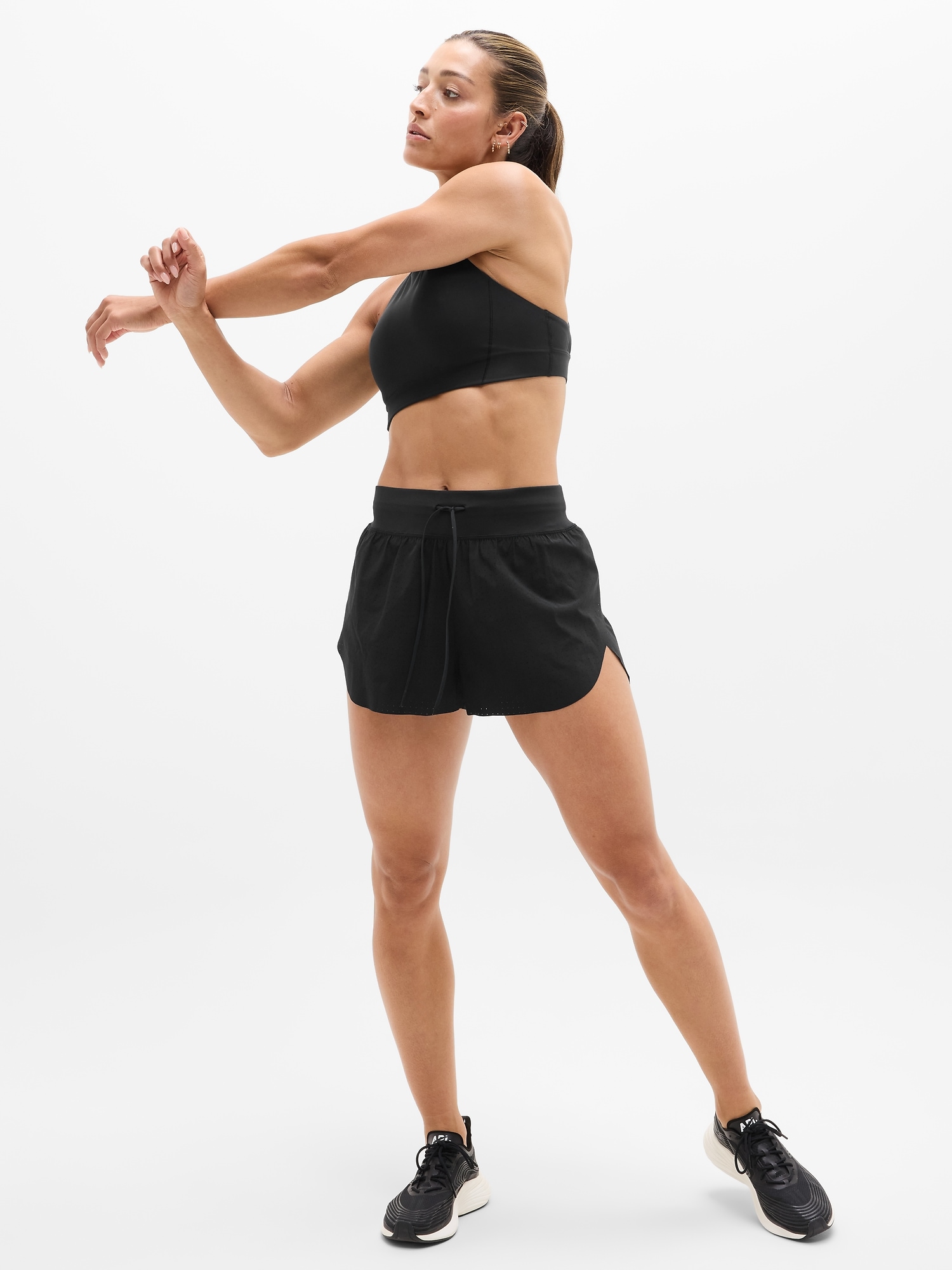 Glide Ultra High Rise Perforated Run Short