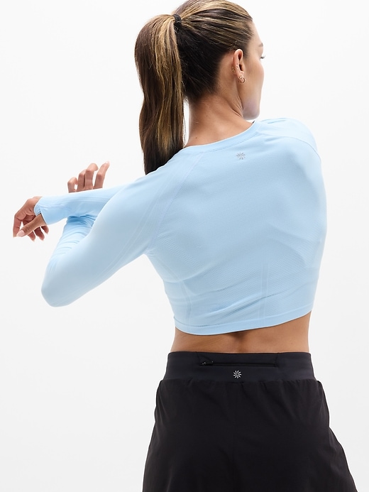 Image number 3 showing, Momentum Seamless Crop Top 2.0