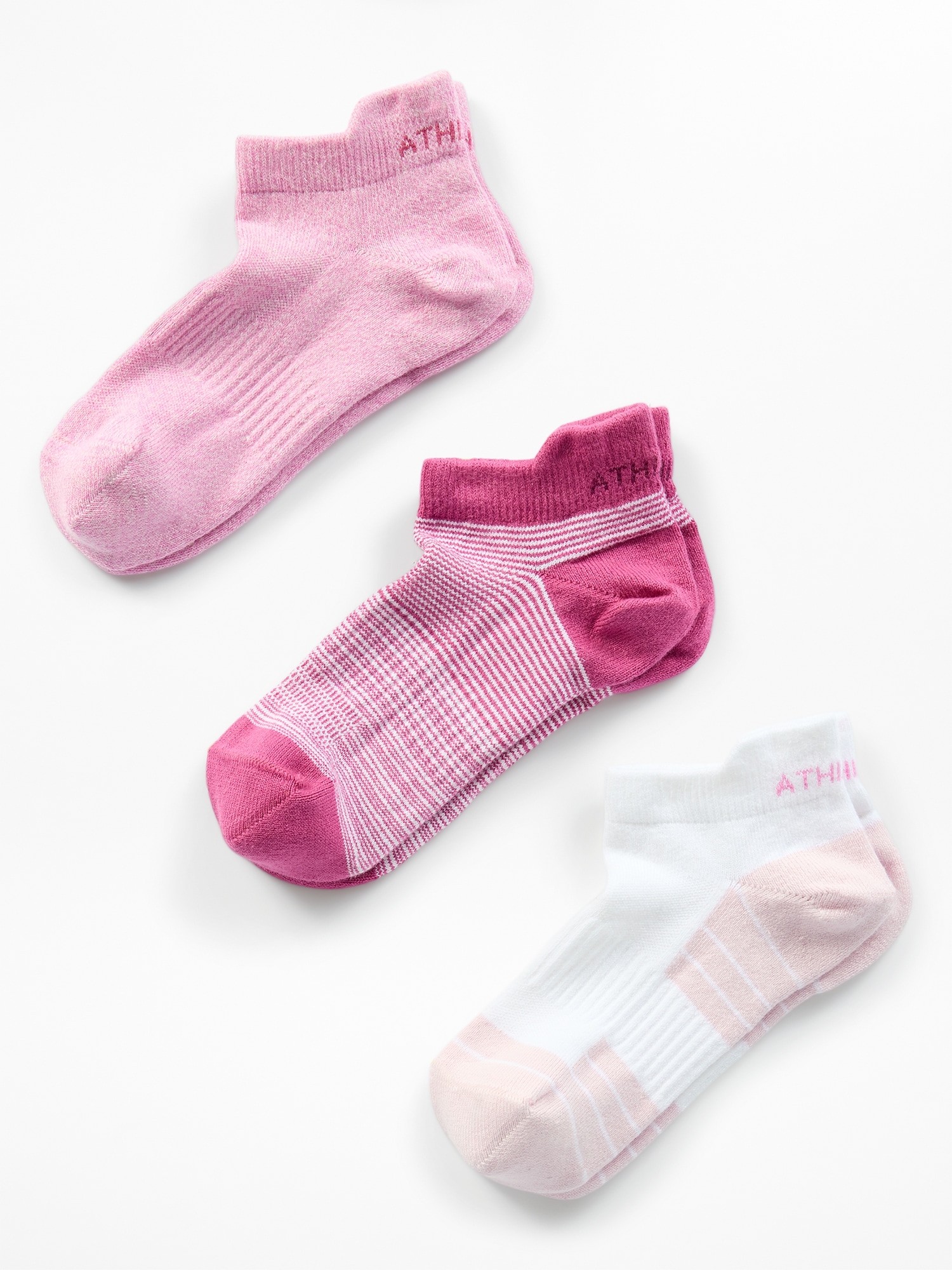 Athleta Girl Everyday Ankle Sock 3-Pack