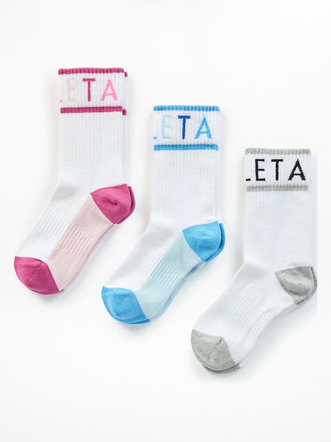 Athleta Girl Everyday Crew Sock 3-Pack - Multi