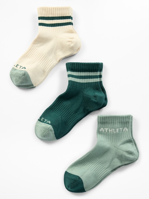 Athleta Girl Everyday Crew Sock 3-Pack