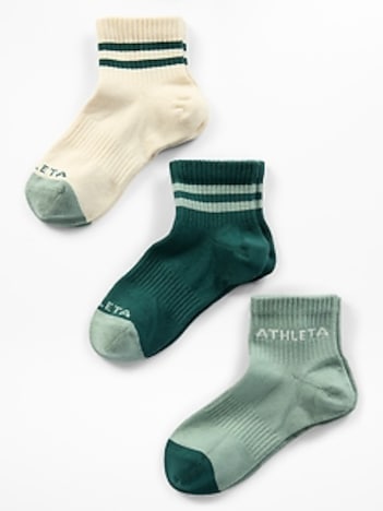 Athleta Girl Everyday Crew Sock 3-Pack