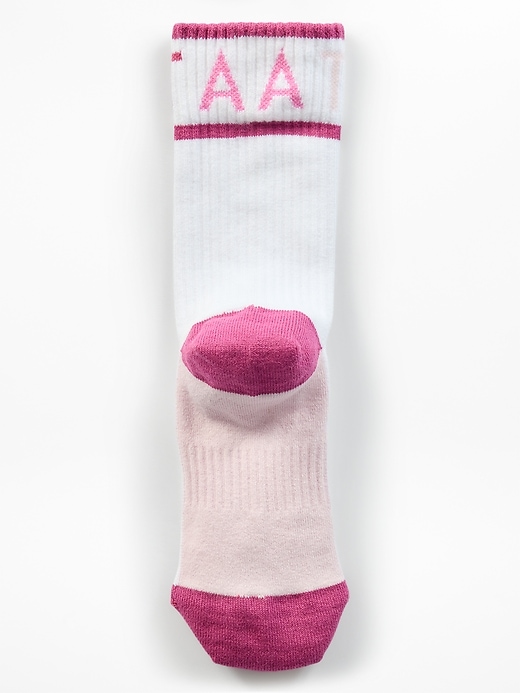 Image number 2 showing, Athleta Girl Everyday Crew Sock 3-Pack