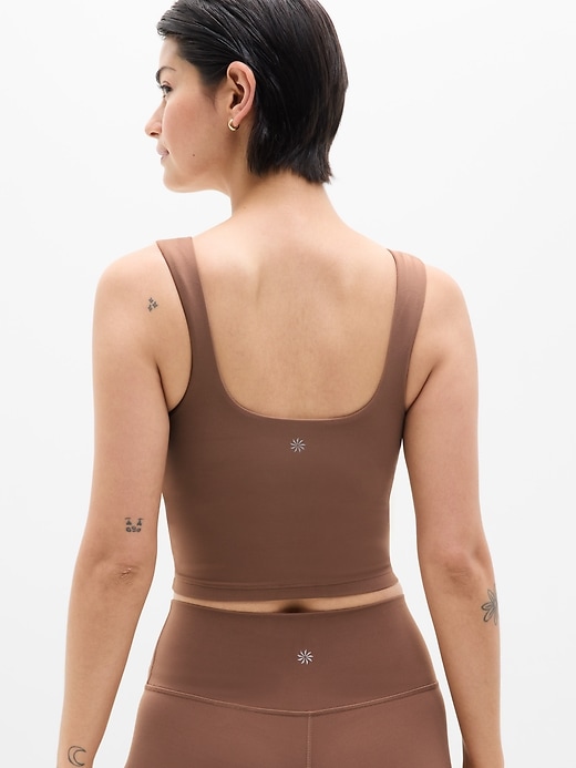 Image number 2 showing, Transcend Square Neck Crop Sports Bra D-DD