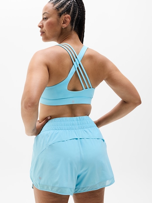 Image number 5 showing, Mesh Racer Run High Rise 3" Short