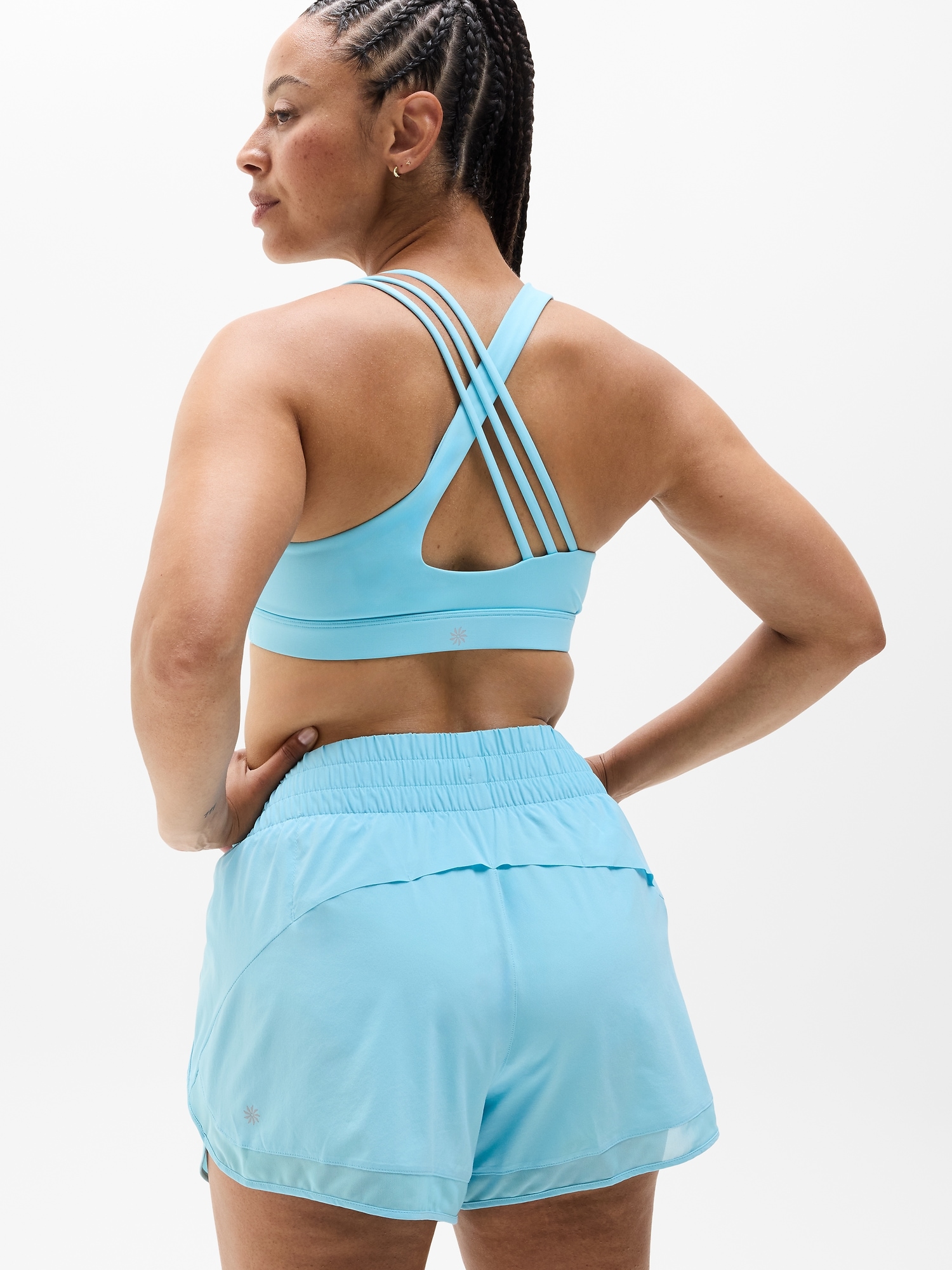 Mesh Racer Run High Rise 3" Short
