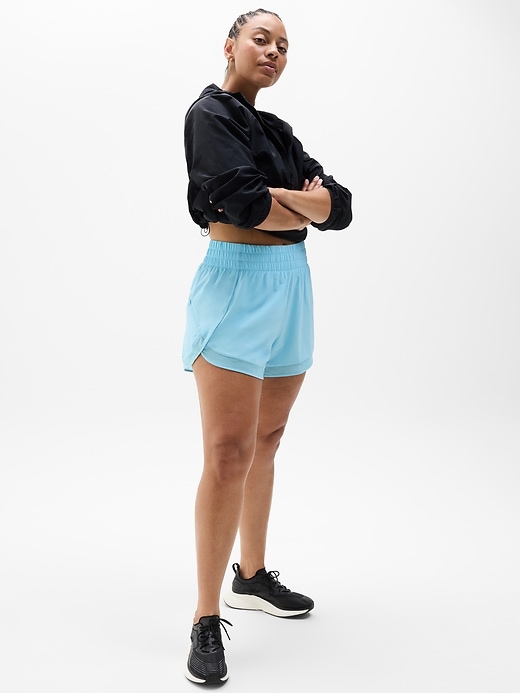 Image number 4 showing, Mesh Racer Run High Rise 3" Short