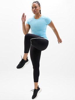 Momentum Seamless Tee - Blue - image 4