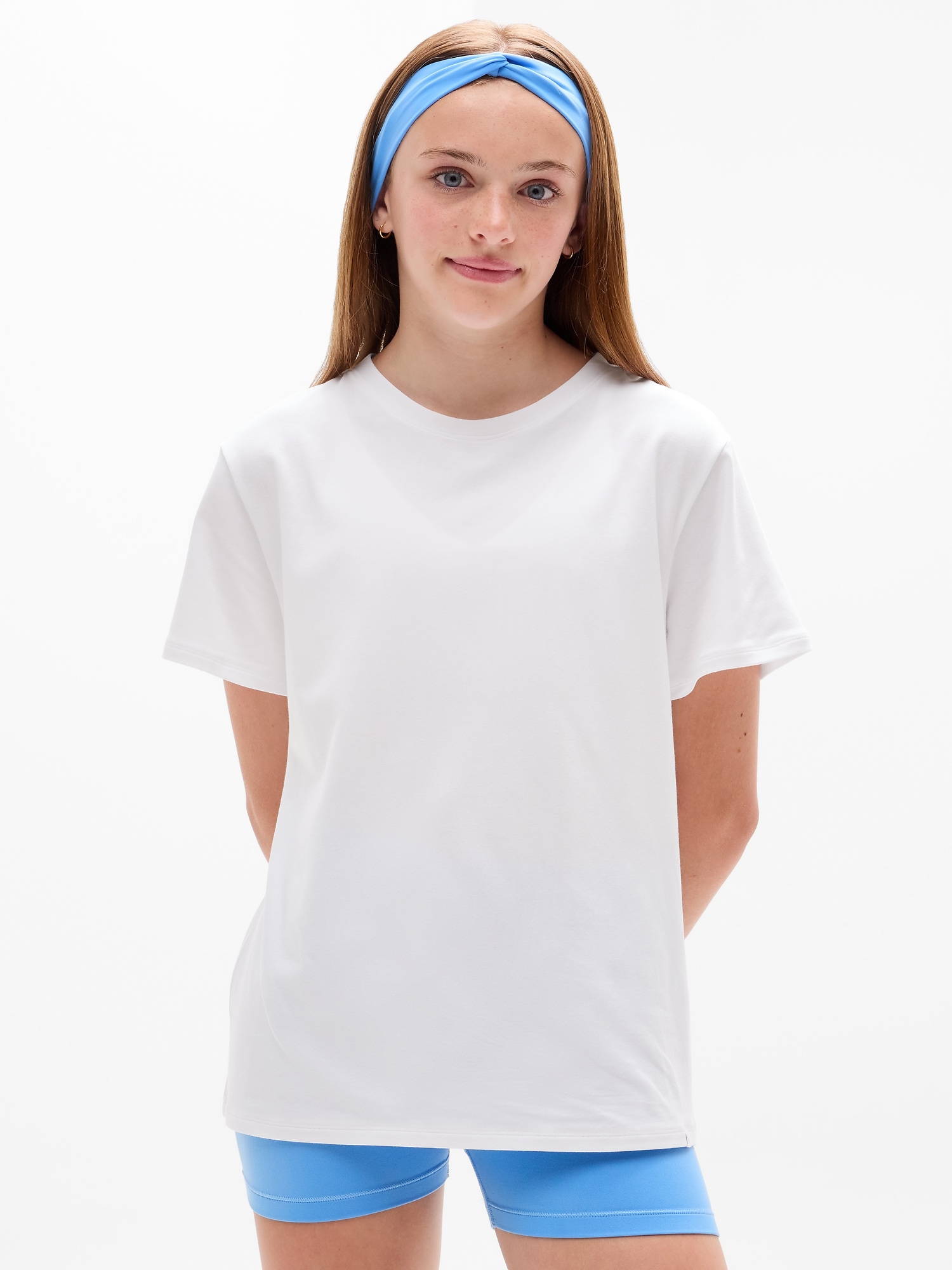 Athleta Girl Right Moves Bike Short Tee